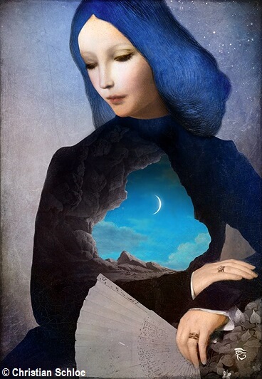 Woman, art by Christian Schloe, Lady Midnight